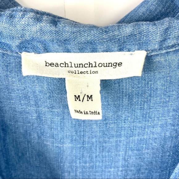 Beach Lunch Lounge Collection Tencel Denim Dress M - Picture 4 of 5